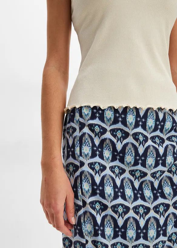 Ripp-Top aus softem Viskose-Mix (2er Pack), bonprix