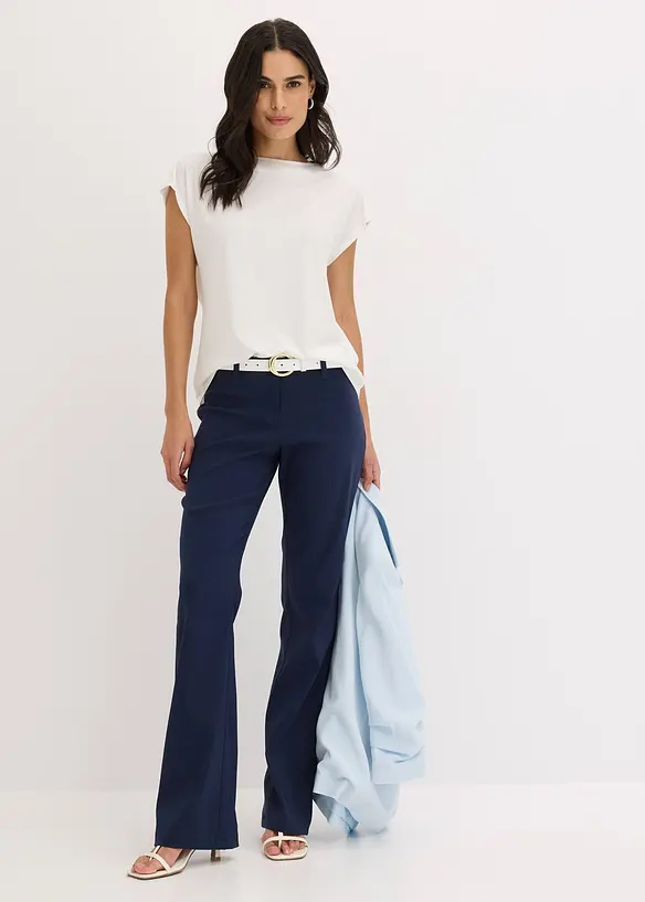 Pantalon extensible, bootcut, bonprix