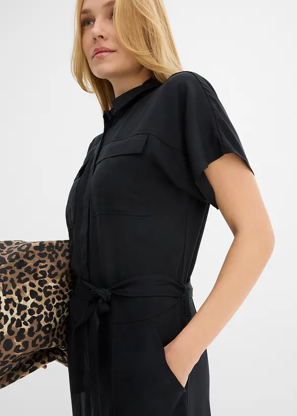 Jumpsuit aus flie&szlig;endem Lyocell, bonprix