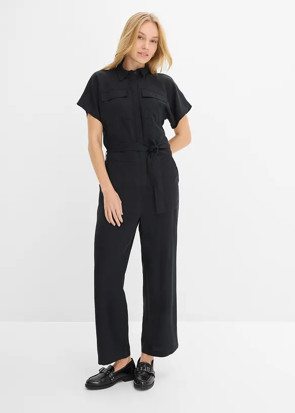 Jumpsuit aus flie&szlig;endem Lyocell, bonprix
