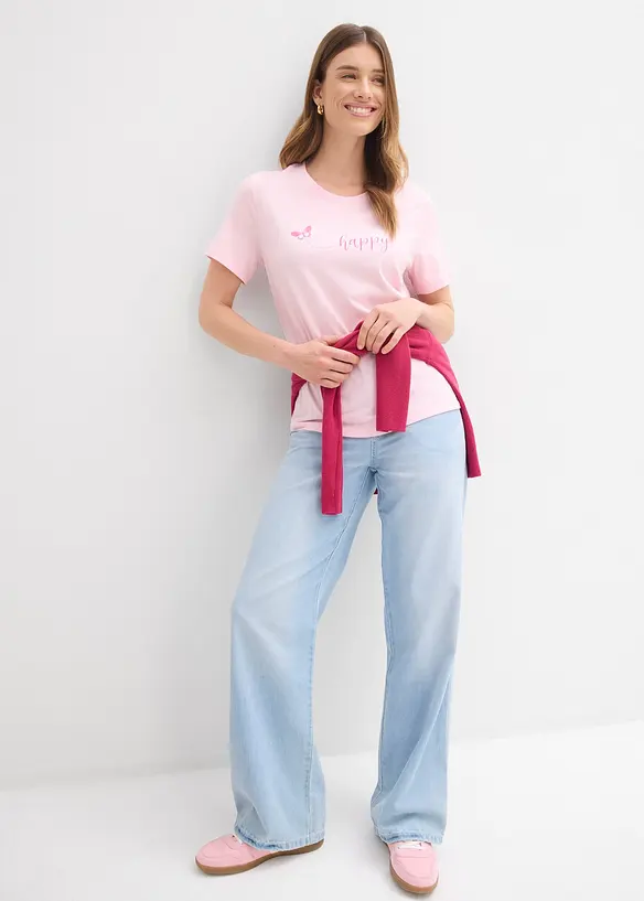 T-Shirt aus reiner Baumwolle, bonprix