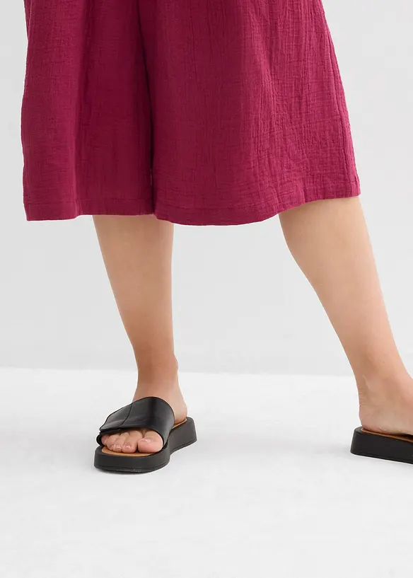 Capri-Hose aus softem Musselin, bonprix