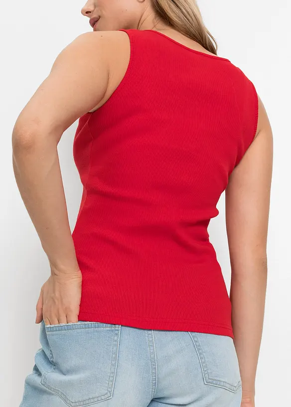 Top c&ocirc;tel&eacute; &agrave; encolure zipp&eacute;e, bonprix