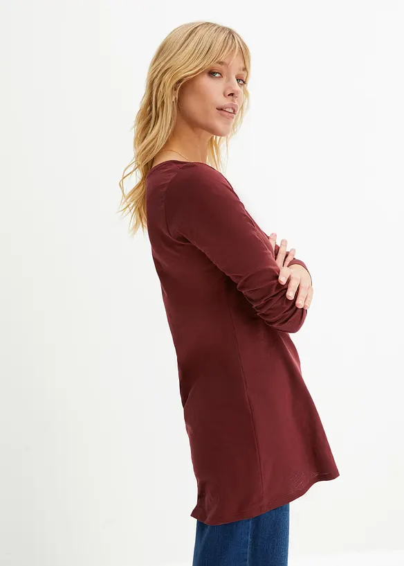 Langarmshirt aus reiner Baumwolle, bonprix