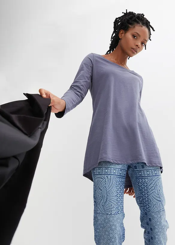 Langarmshirt aus leichtem Slub-Jersey-Material, bonprix