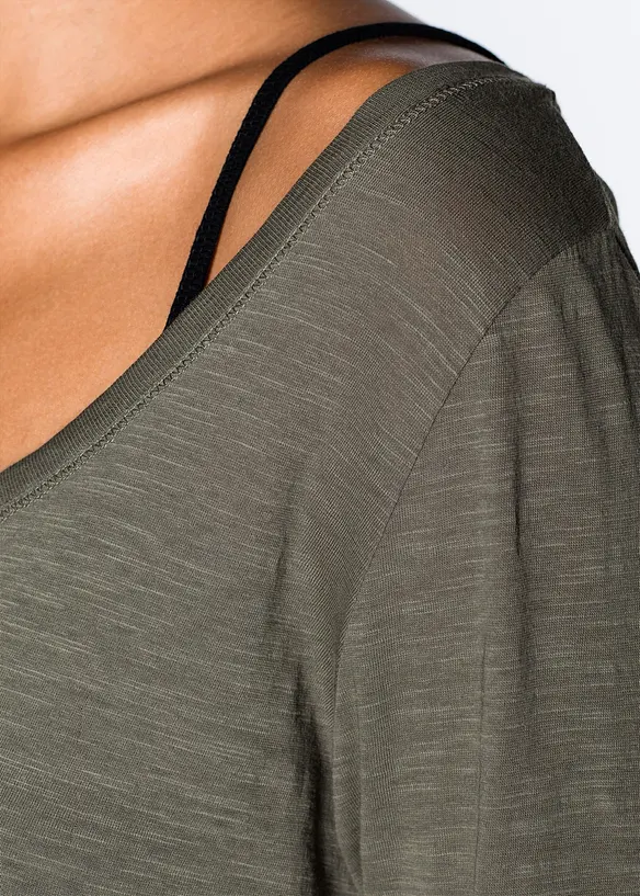 Langarmshirt aus reiner Baumwolle, bonprix