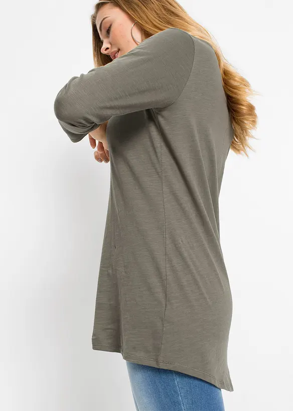 Langarmshirt aus reiner Baumwolle, bonprix