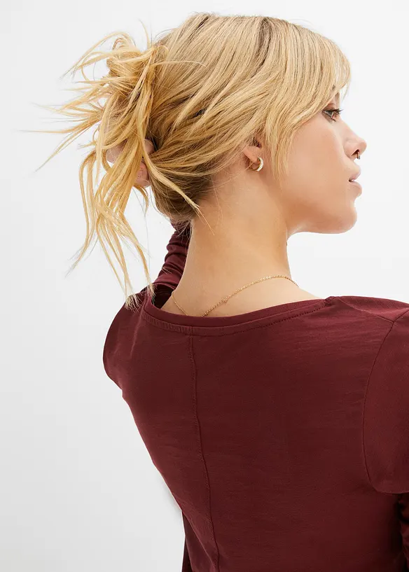 Langarmshirt aus reiner Baumwolle, bonprix