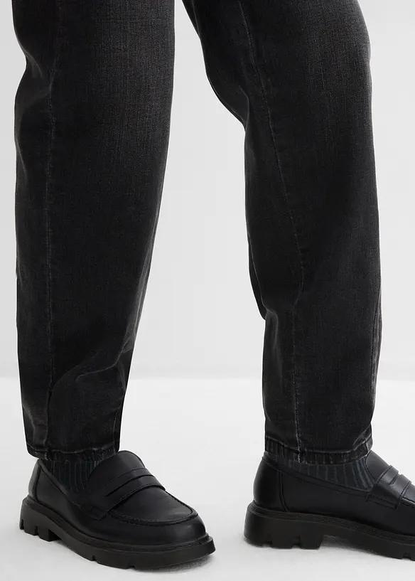 Barrel-Jeans, High Waist, Bio-Baumwolle, bonprix