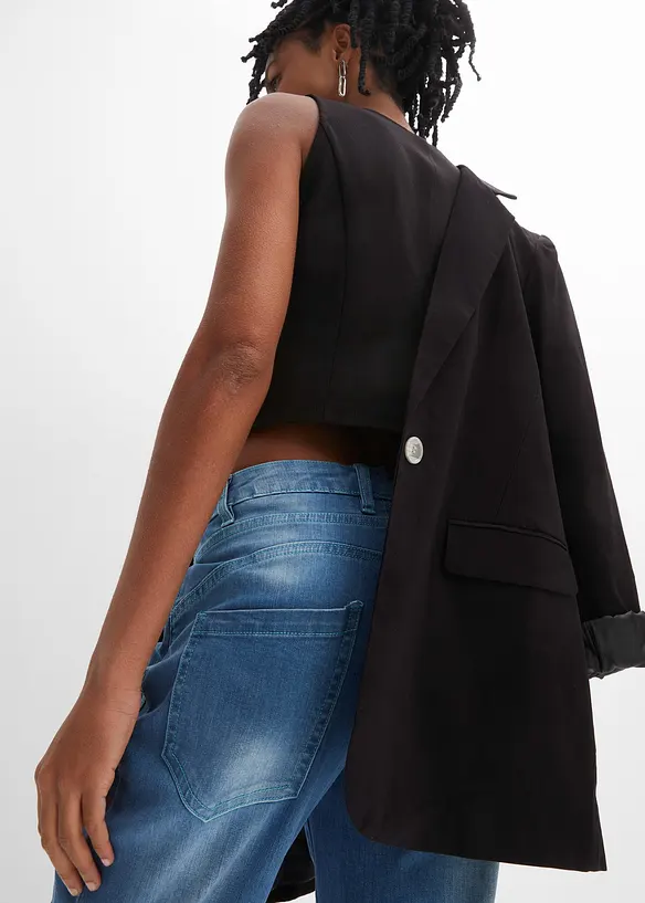 Jean boyfriend taille mi-haute, bonprix