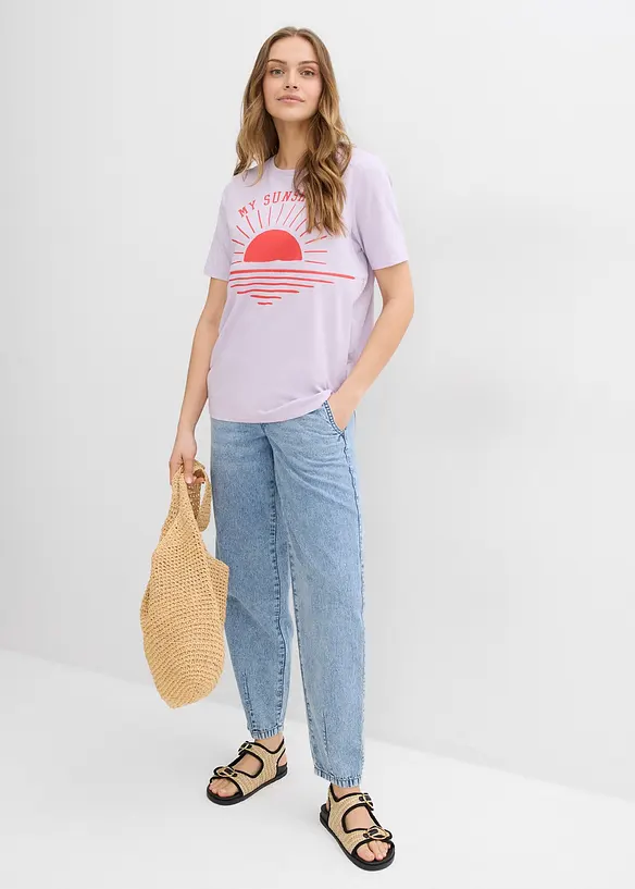 2-in-1 Umstands- und Stillshirt aus Bio-Baumwolle, bonprix