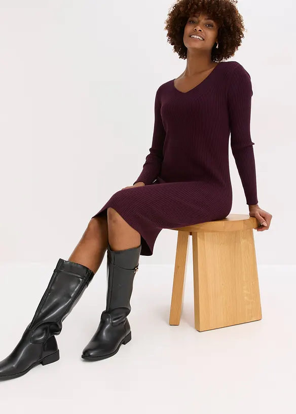 Strickkleid mit Pullunder 2tlg. Set, bonprix