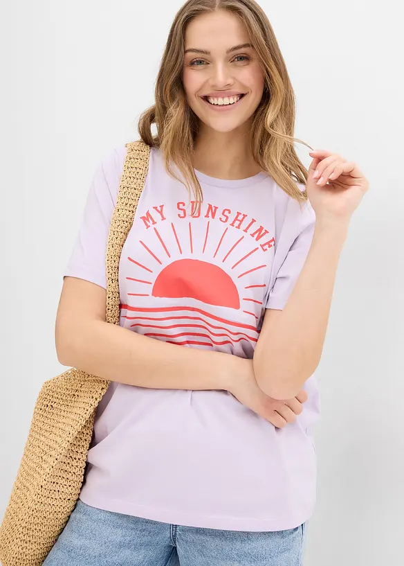 2-in-1 Umstands- und Stillshirt aus Bio-Baumwolle, bonprix