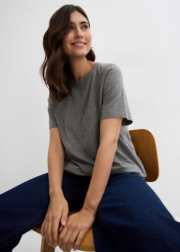 Umstandsshirt mit diskreter Stillfunktion mit Bio-Baumwolle, bonprix