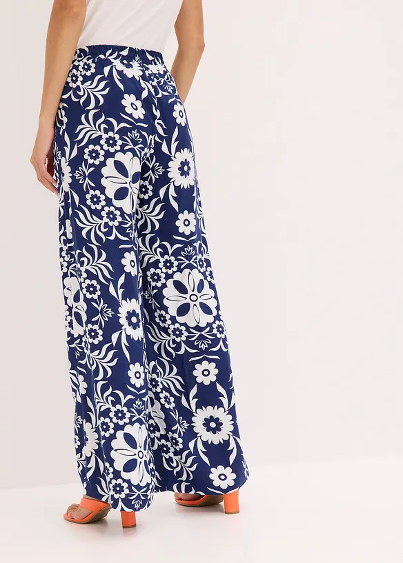 Marlenehose aus flie&szlig;ender Viskose, bonprix