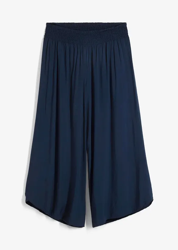 Jupe-culotte longueur mollet en viscose douce, bonprix