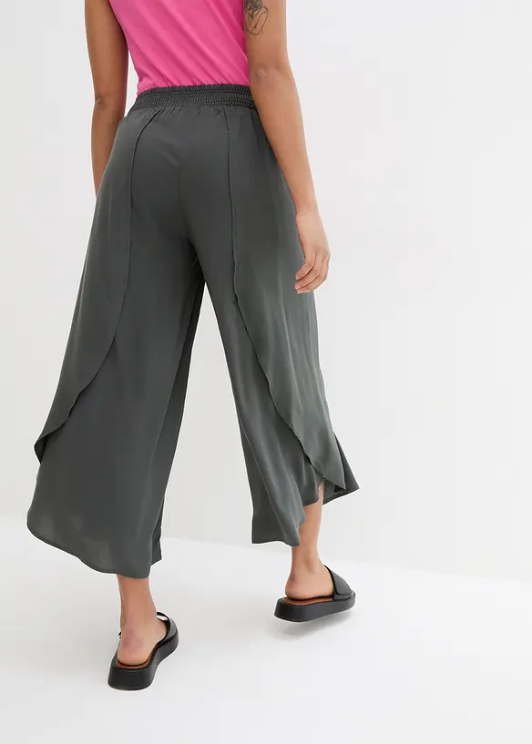 Jupe-culotte longueur mollet en viscose douce, bonprix