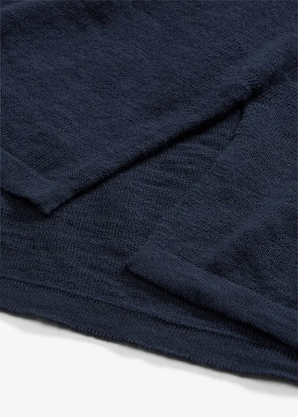 Gilet en maille 100% coton flamm&eacute;, bonprix