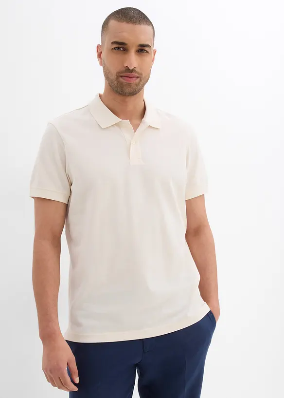 Piqu&eacute;-Poloshirt aus reiner Bio-Baumwolle, bonprix