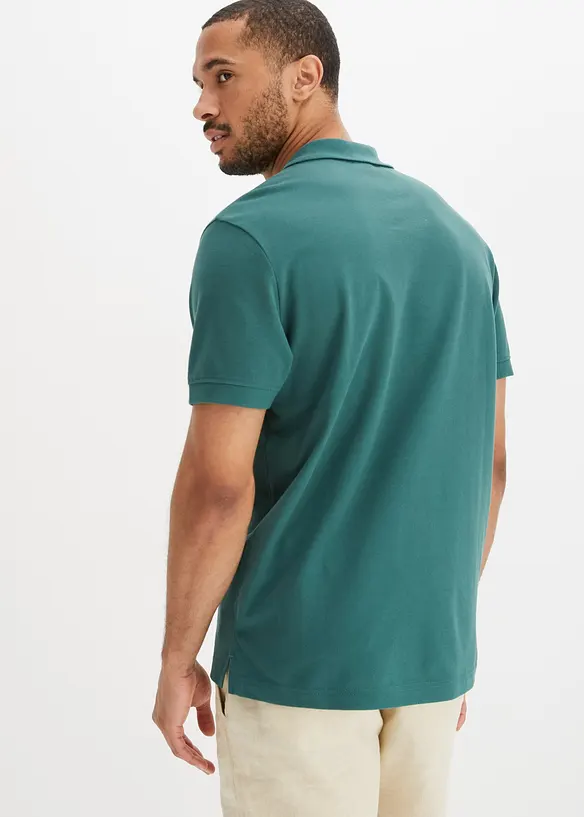 Piqu&eacute;-Poloshirt aus reiner Bio-Baumwolle, bonprix