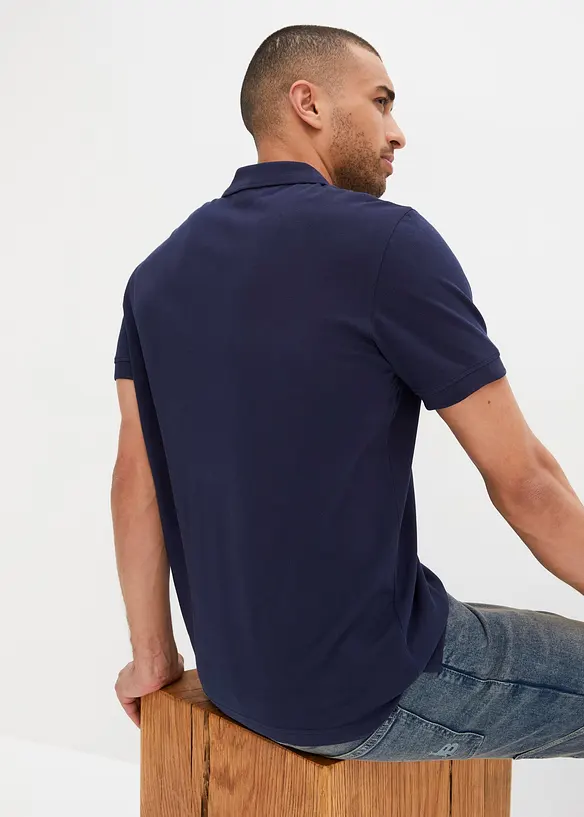 Piqu&eacute;-Poloshirt aus reiner Bio-Baumwolle, bonprix