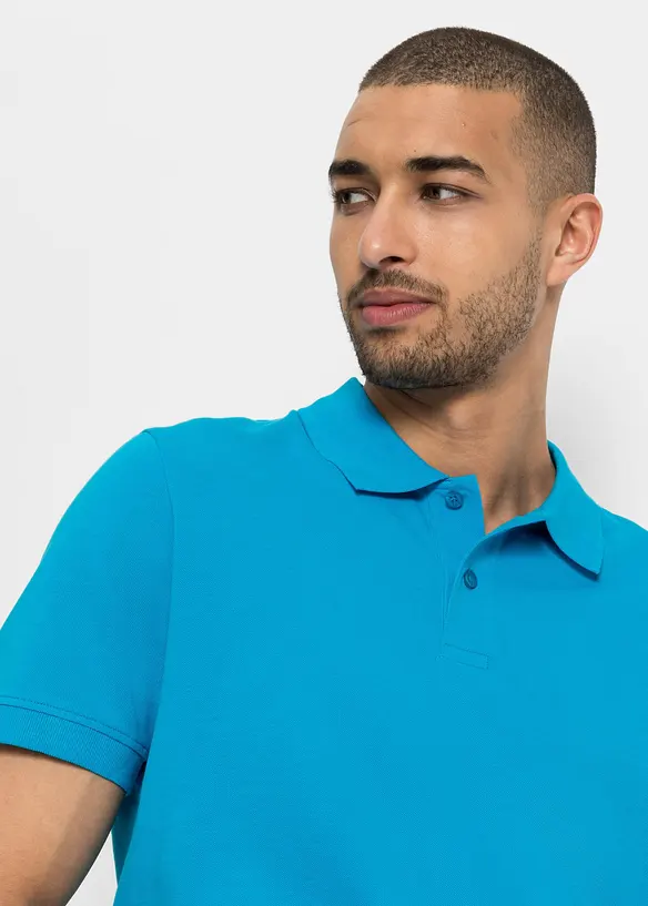 Polo en maille piqu&eacute;e 100% coton, bonprix