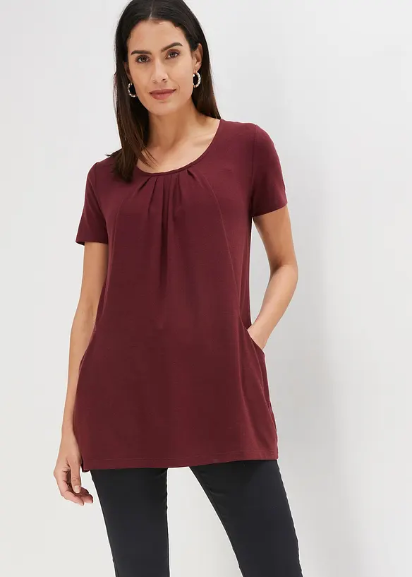 Longshirt mit Viskose, bonprix