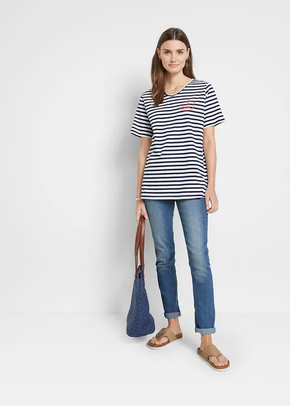 T-Shirt aus reiner Bio-Baumwolle, bonprix