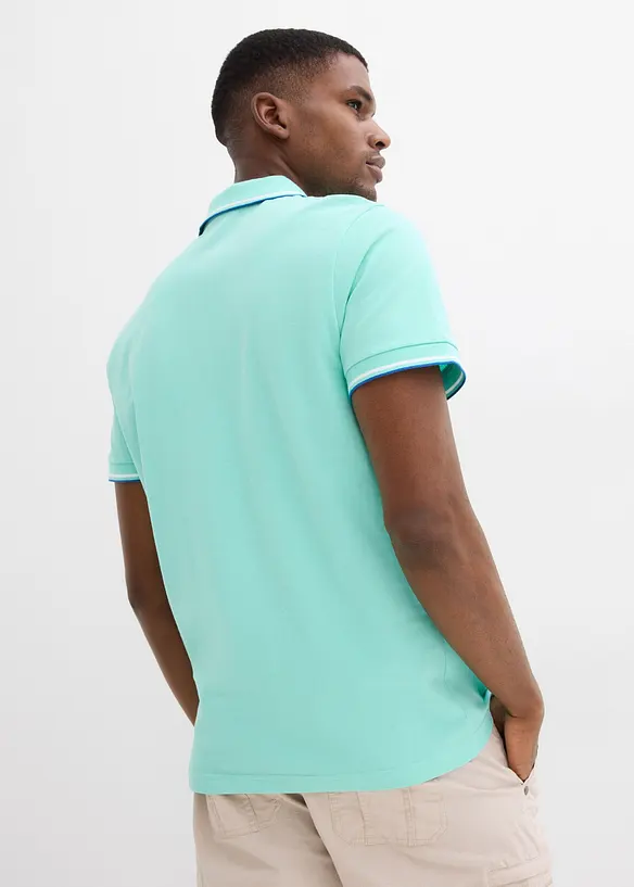 Polo en maille piqu&eacute;e 100% coton, bonprix