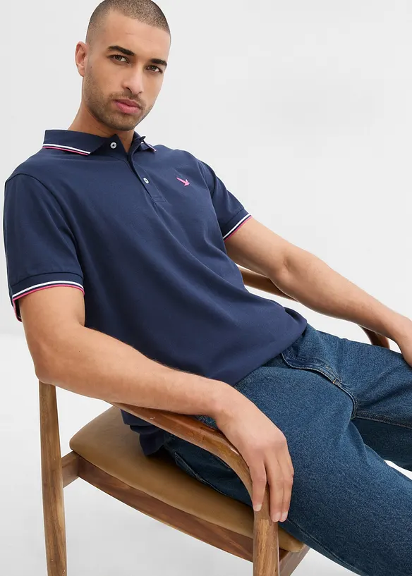 Piqu&eacute;-Poloshirt aus reiner Bio-Baumwolle, bonprix