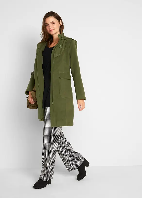 T-shirt manches longues en coton et viscose, bonprix