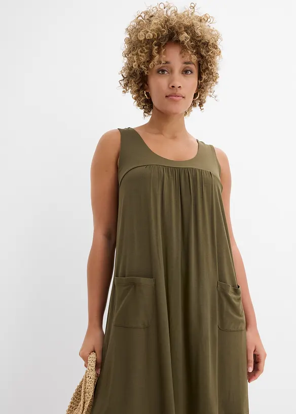 Kurzes Jerseykleid aus softer Viskose, bonprix