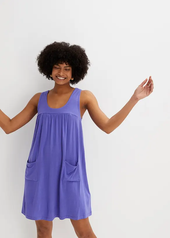 Kurzes Jerseykleid aus softer Viskose, bonprix