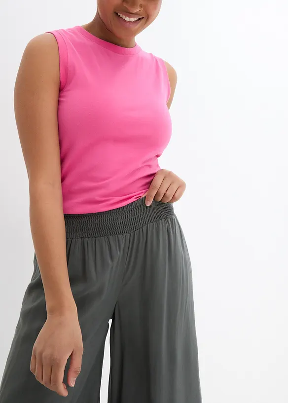 Jupe-culotte longueur mollet en viscose douce, bonprix