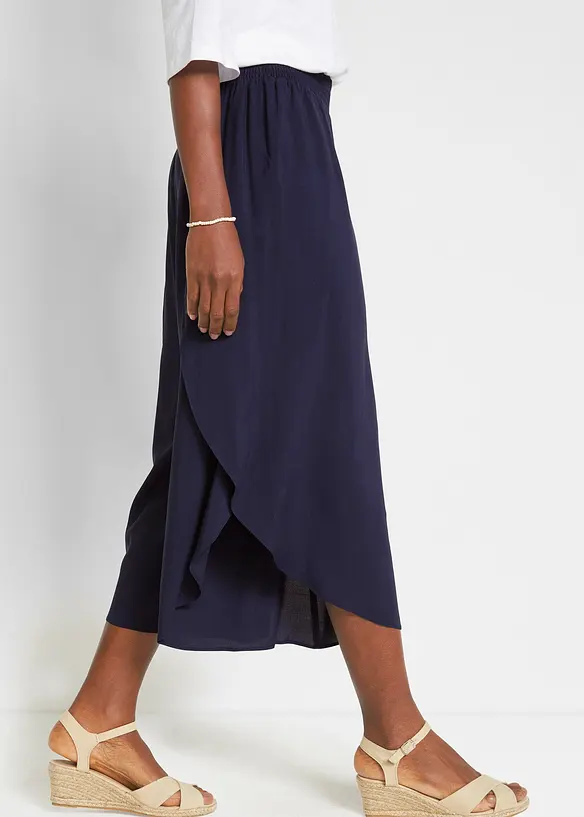 Wadenlange Culotte aus nachhaltiger Viskose, bonprix
