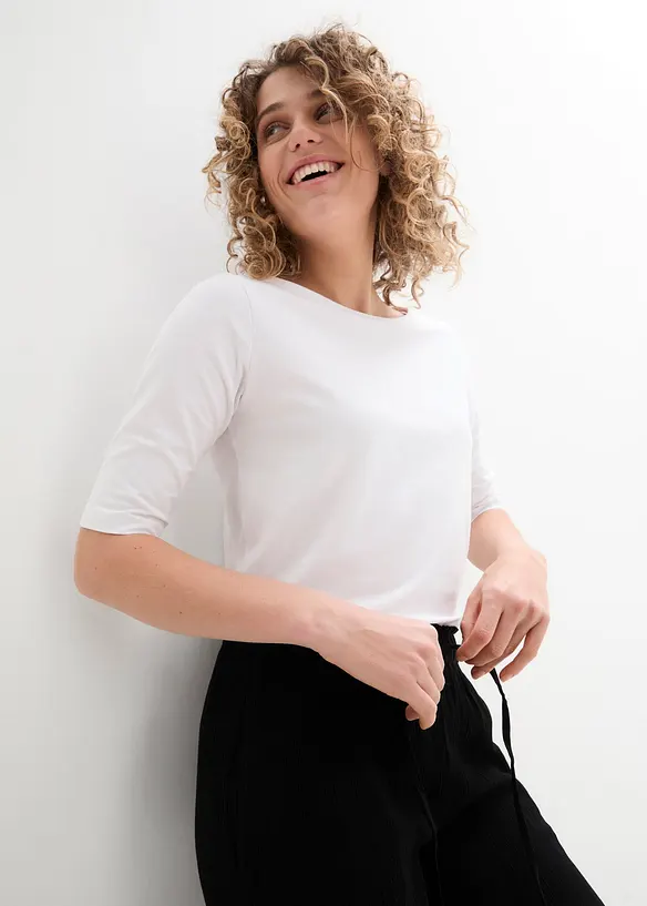 Pantalon palazzo 100% viscose, bonprix