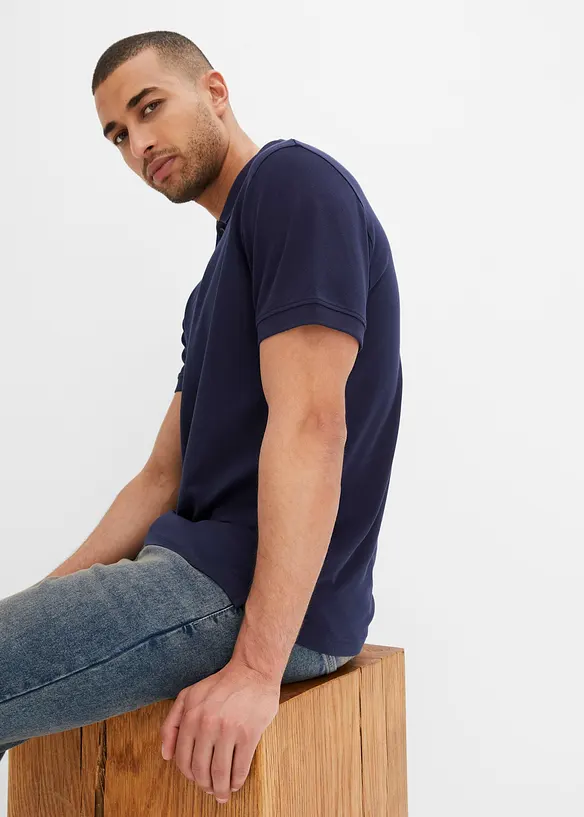 Piqu&eacute;-Poloshirt aus reiner Bio-Baumwolle, bonprix