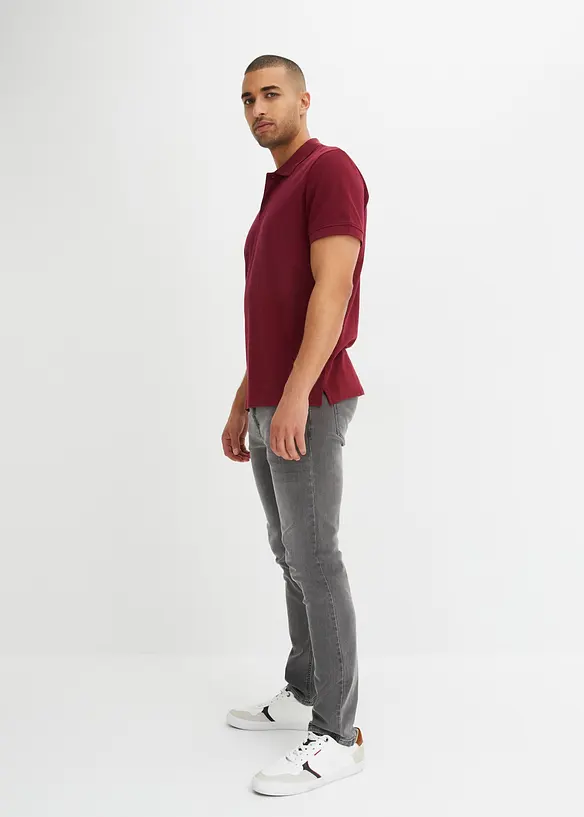 Polo en maille piqu&eacute;e 100% coton, bonprix