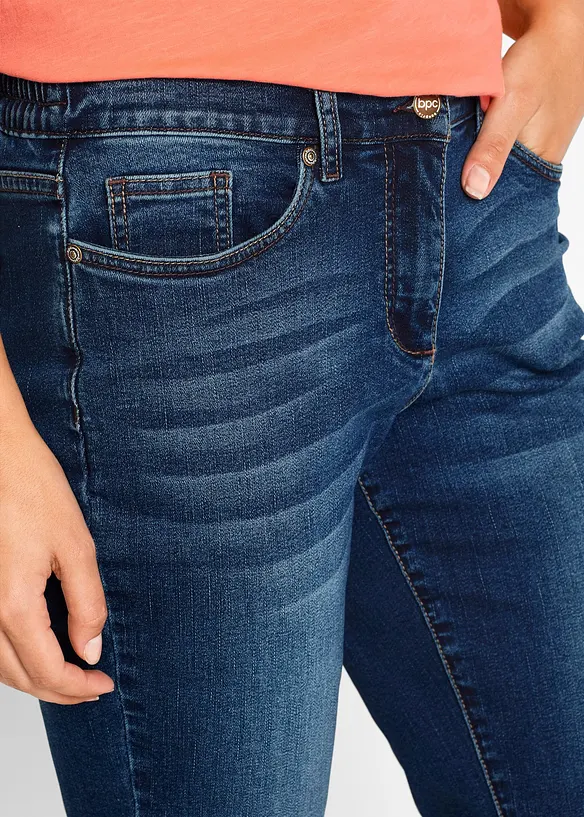 Jeans Bermuda Mid Waist, Bequembund, bonprix