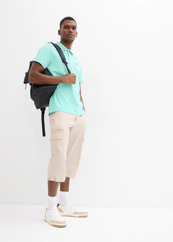 Polo en maille piqu&eacute;e 100% coton, bonprix