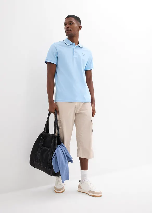 Polo en maille piqu&eacute;e 100% coton, bonprix