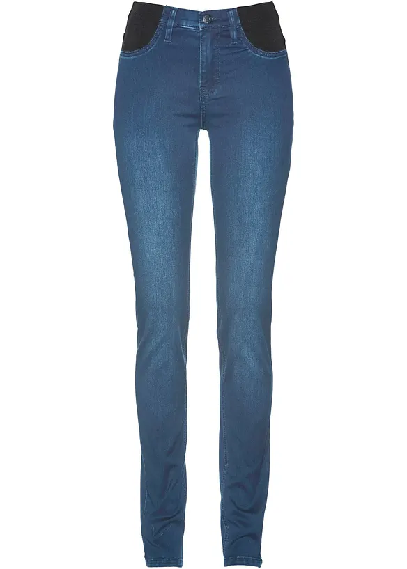Jean skinny taille mi-haute, extensible, bonprix