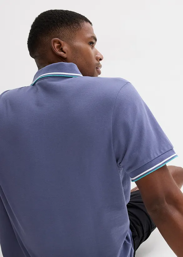 Polo en maille piqu&eacute;e 100% coton, bonprix