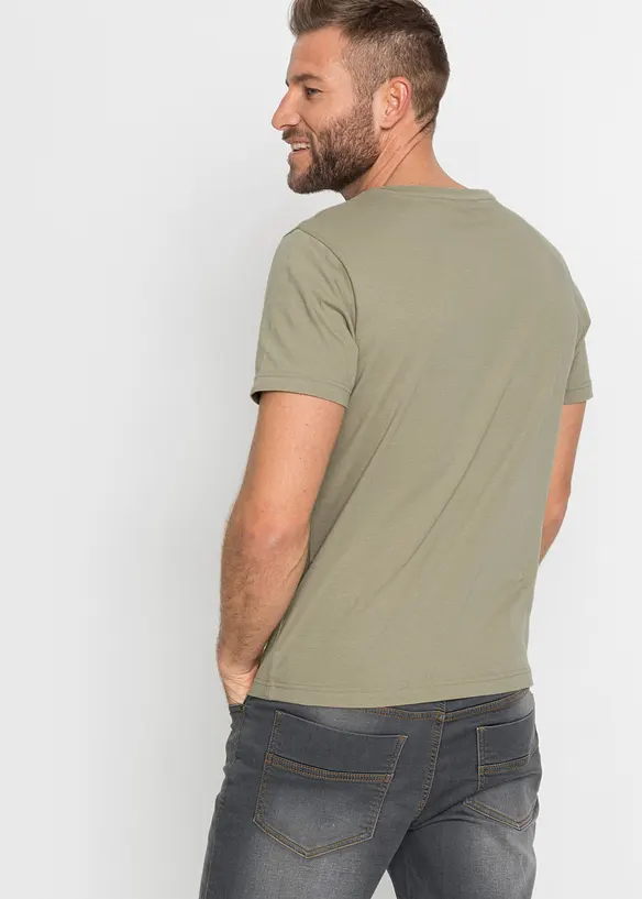 T-Shirt aus reiner Baumwolle, bonprix