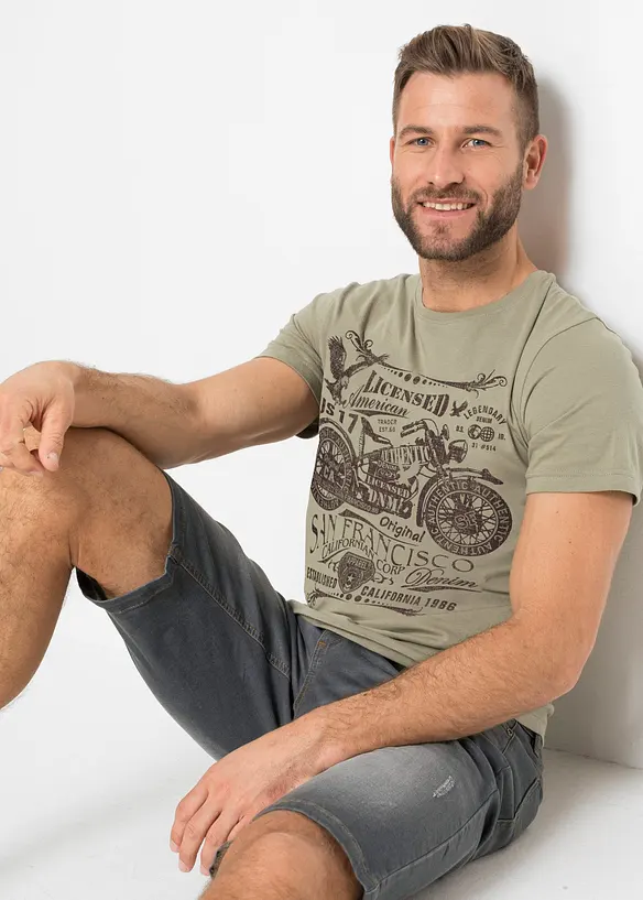 T-Shirt aus reiner Baumwolle, bonprix