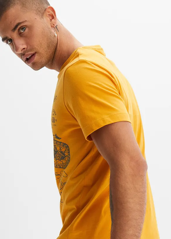 T-Shirt aus reiner Baumwolle, bonprix