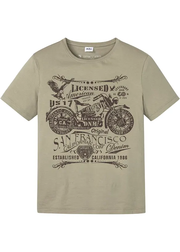 T-Shirt aus reiner Baumwolle, bonprix