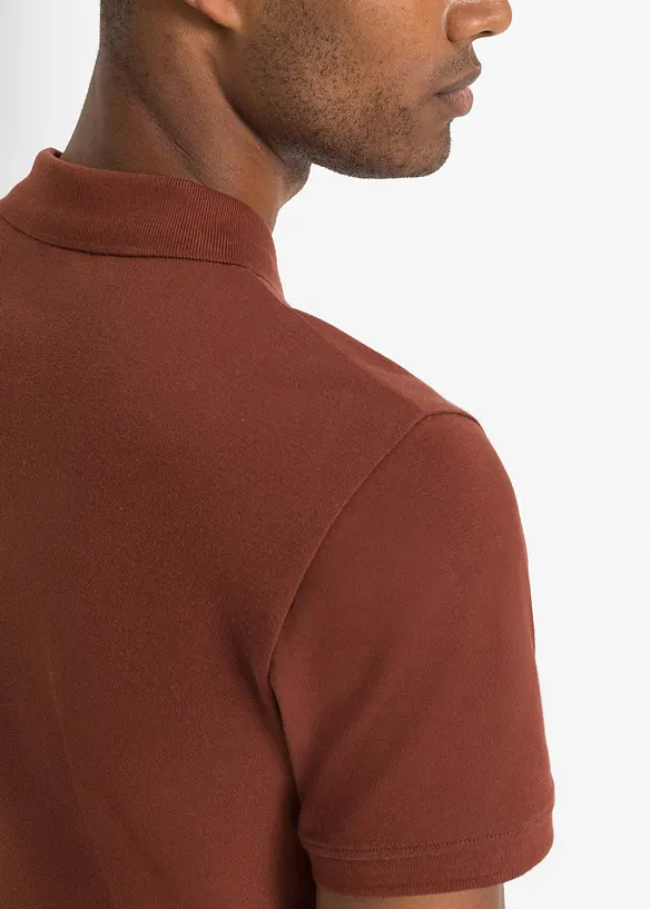 Polo en maille piqu&eacute;e 100% coton, bonprix