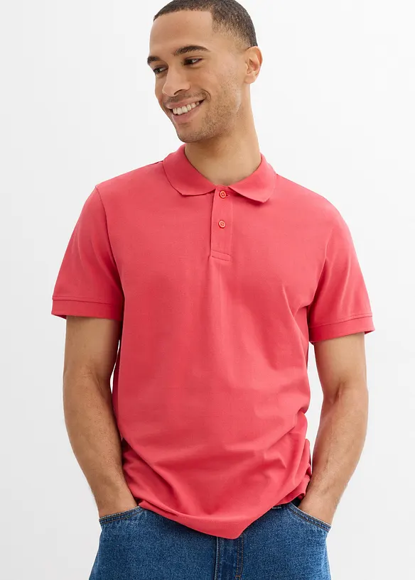 Piqu&eacute;-Poloshirt aus reiner Bio-Baumwolle, bonprix