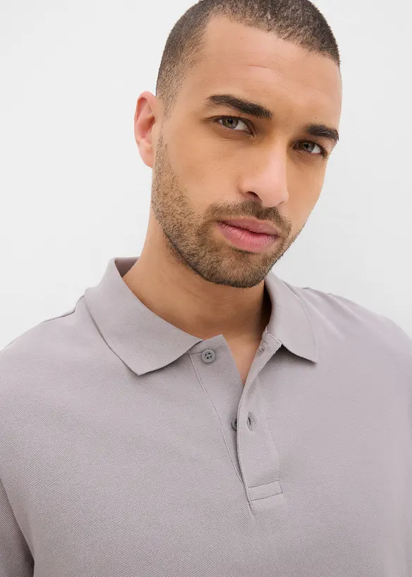 Polo en maille piqu&eacute;e 100% coton, bonprix